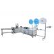 speed 120pcs per min 3ply Face Mask Machine Low Failure Rate With one Output Line