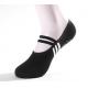Pilates Ballet Dance Sports Socks Ankle Full Toe Yoga Socks For Women Black Color
