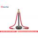 Stainless Steel Crowd Control Stanchions And Ropes Airport Pole Stanchion Velvet Rope Barrier