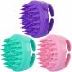 Silicone Rubber Massage Brush / Shampoo Brush Head Customer Logo