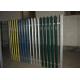 Powder Coated Metal Palisade Fencing Gate Europe Type With 2-3.0mm Thickness Pale