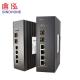 Black 2 SFP Fiber Switch , Gigabit Rj45 Gigabit POE Switch Low Power Consumption