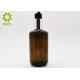 150ml PET Shampoo And Conditioner Bottles Amber Color With Matte Black Pump