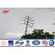 Conical 12.20m Pipes Steel Utility Pole For Electrical Transmission Power Line