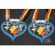 Award Winner Kids Football Carnival Metal Medals Soft Enamel Gifts Medallion