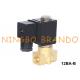 2 Way Direct Acting Water Air Latching Brass Solenoid Valve 6V 12V 24V DC