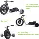 Three Wheel Powerful Electric Bike , Motorized Adults Powered Drift Trike