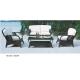 4-piece patio Resin Wicker Contemporary Deep Seat Sofa with Cushion -9208