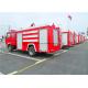 Emergency Rescue Fire Fighting Truck With Fire Pump 4000Liters Water Tank