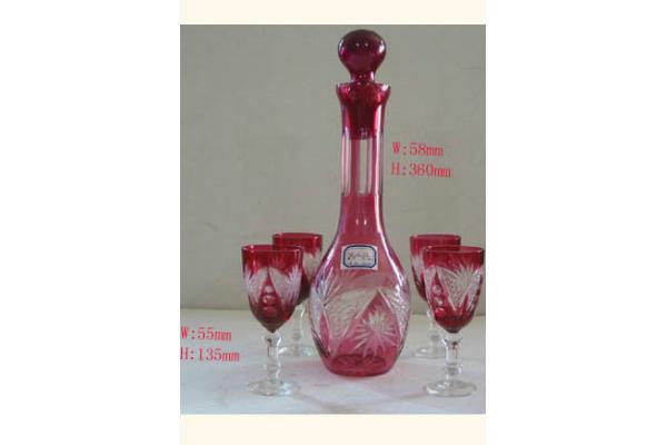 cups drinking painting Sets Glass / glass Painting juice drinking water, Stem short Wine glassware