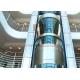 1000kg VVVF Drive Sightseeing Panoramic Elevator Lift For Shopping Mall