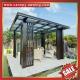 outdoor garden park modern Aluminium alu gazebo pavilion sunshade shelter awning canopy for sale