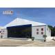 White Large Aircraft Military Hangar Tent With Rolling Door For Banquet