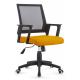 Multi Coloured Office Computer Chair With Nylon Castors Fabric With PP Cover Back