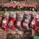 Christmas Stockings Unique 3D Gnomes Xmas Stockings Santa Claus Fireplace Hanging Stockings for Christmas Ornaments