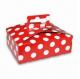 Folding Gift Box, Made of White Card, Art Paper Material, Four-color Printing