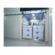 Double Auto Sliding Door Cleanroom Air Shower With Noise 