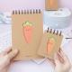 80 Sheets Cute Coil Bound Notebook , Mini Size Spiral Bound Journal For Office / School