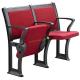 Comfortable Soft Red Fabric Lecture Hall Seating / Student Classroom Chairs