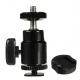 Photo Studio Universal 1/4-20 Camera Accessory Mount to Hot or Cold Shoe with Mini Ball Head