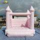 Pastel Pink Inflatable Bounce House Inflatable Jumping Castle Custom Logo