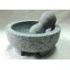 Durable Granite Spice Grinder Stable Performance Round With Three Legs
