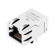 LPJG17331CNL 100/1000 Base-T Tab Up Without Led 1x1 Port 10P8C RJ45 Connector with Magnetics