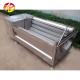 Industrial Roller Brush Ginger Peanut Potato Tomato Onion Washer with 1.5kw Power
