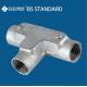 Galvanized BS4568 20mm-25mm Inspection Tee 90 Degree Type