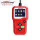 Red Portable Auto Diagnostic Machine KW680 For All 1996 And Later OBDII Compliant US European And Asian Vehicl