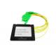 Yellow 1x4 Cwdm Mux Demux Abs Type For Line Monitoring With 1270 1610nm Wavelength