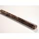 12 Dark Emperador Marble Pencil Rail 19 MM Thick with Exposed Finish