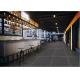 Deep Gray 48X24 Starry Glaze Floor Decoration Porcelain Tile For Bathroom Antibacterial