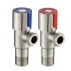 Brushed Surface Stainless Steel Bathroom Angle Valve Logo And Color Can Be Customized Free Sample