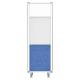 Modern Portable Office Room Divider on Wheels with Folding Screen Partition Wall
