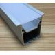 70X75mm Aluminium Led Strip Housing , Recessed Led Light Aluminium Profile