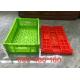 Plastic Storage Fruit Vegetable Transport Basket Crate For Supermarket