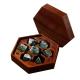 Portable Antiwear Dice Box Set , Lightweight 7 Piece Polyhedral Dice Set