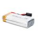 High Rate 20C RC Helicopter Battery , RC Plane Lipo Battery Pack 900mAh 7.4V 2S