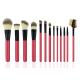 Eco Friendly Professional Cosmetic Makeup Brush Set / Pink Makeup Brushes