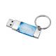 Factory customized Show Life Brand 16G 2.0 green led light Crystal USB with laser logo for copying data on computer