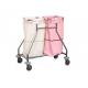 Medical Waste Collecting Hospital Instrument Trolley Stainless Steel Medical Nursing Care Trolley