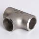 Stainless Steel Pipe Tee Fittings Ss304 Ss316 Material ANSI B16.9 Standards