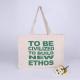 Eco Friendly Canvas Grocery Tote Bags / High Strength 24 Oz Canvas Tote Bags