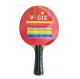 Laminated Color Handle Paddles, Reverse Rubber Sponge Poplar Plywood Rackets