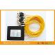 1X8 Fiber Optic PLC Splitter Module Abs Plastic For Fttx Network / Optical Signal Distribution