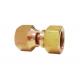 3/8 Brass Tube Fitting Connector Union Internal Flare Swivel Fitting