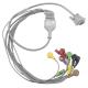 MEIGAOYI ECG Holter Cable 15pin Ecg Lead Wire 10 Lead Snap