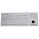 IEC 60512-4 106 Keys Waterproof Mechanical Keyboard 100mA PS2 With Trackball