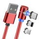 Safety Magnetic USB Cable 3 In 1 Right Angel Bend Compact Design  For Game